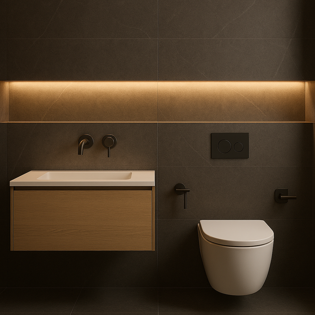 خانه‌های زیبا و مدرن با شیرآلات توکار