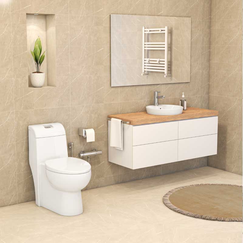 توالت فرنگی چینی کرد مدل والریا مونوبلاک(Toilet Valeria)