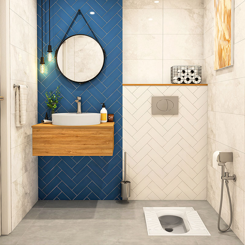 توالت چینی کرد مدل اریکا تخت