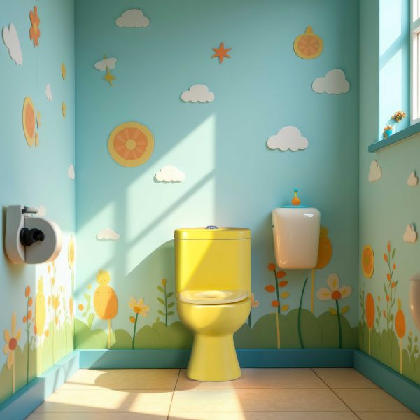 توالت فرنگی پارس سرام مدل کودک زرد