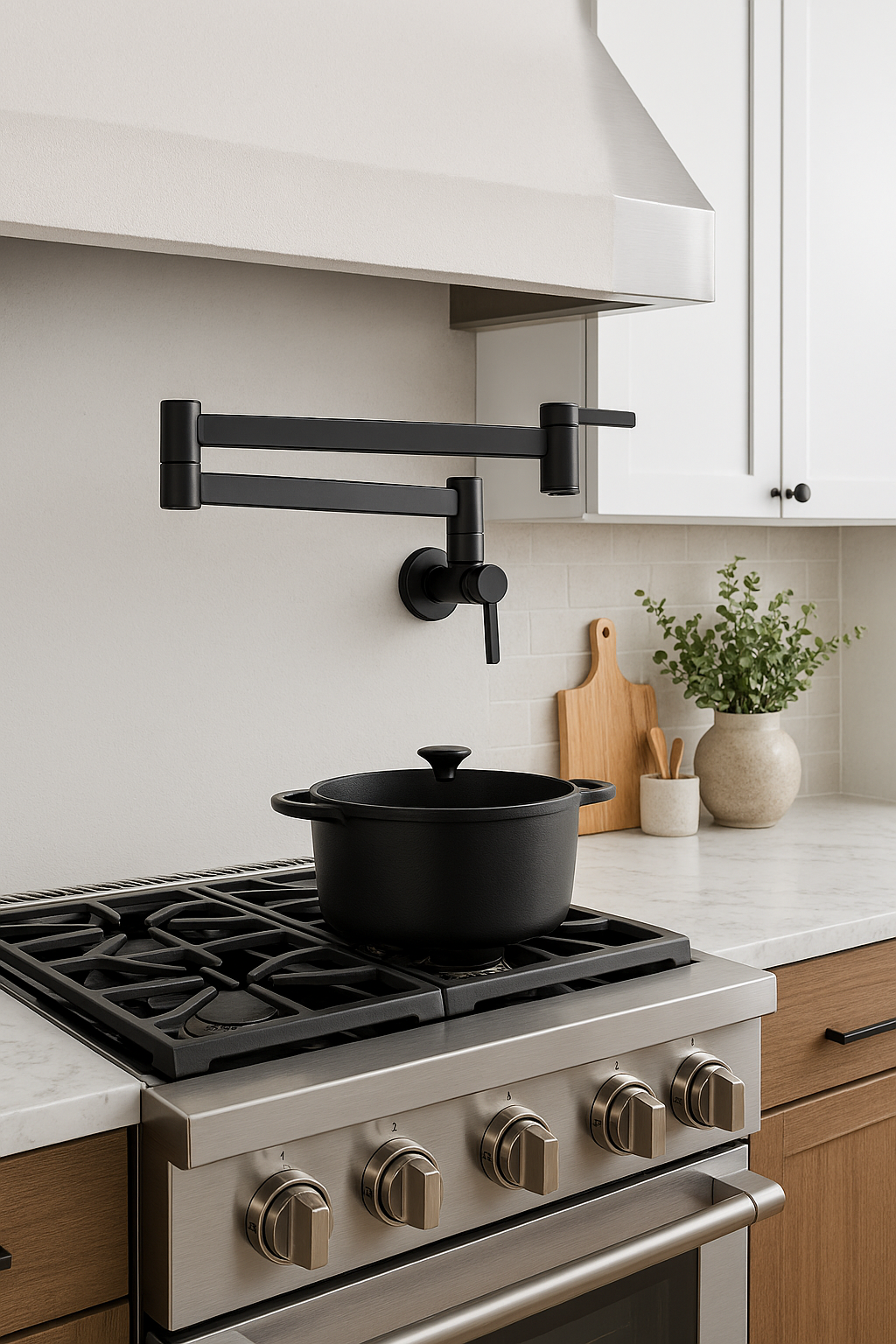 شیر دیگ پرکن زانتی مشکی فلت(Zanetti Pot-filler) + ارسال رایگان