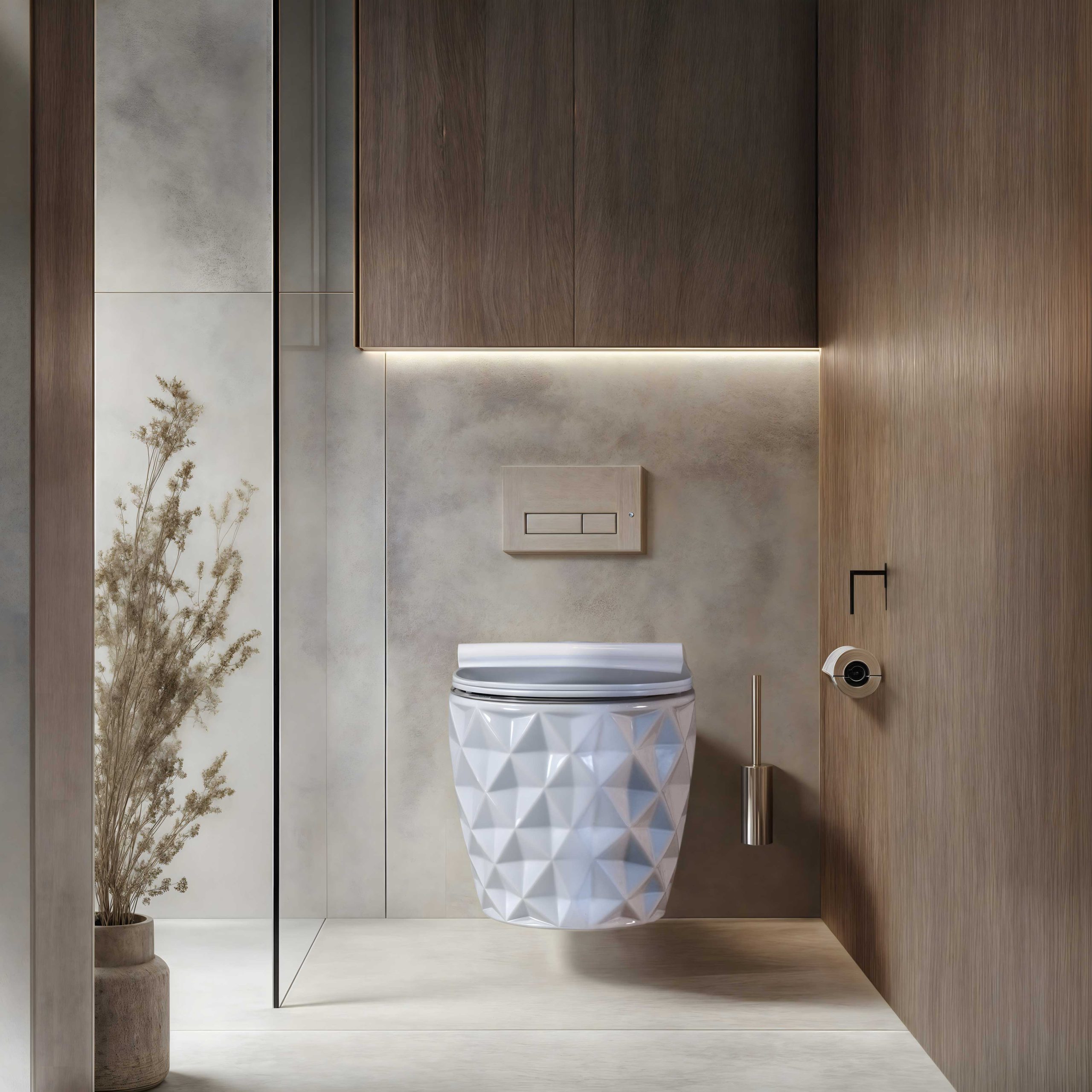 وال هنگ پارس سرام مدل الماس (Wallhang toilet Almas)