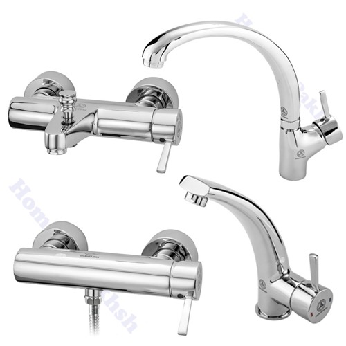 ست شیرآلات برند قهرمان مدل ارکیده (Ghahraman Orkideh)