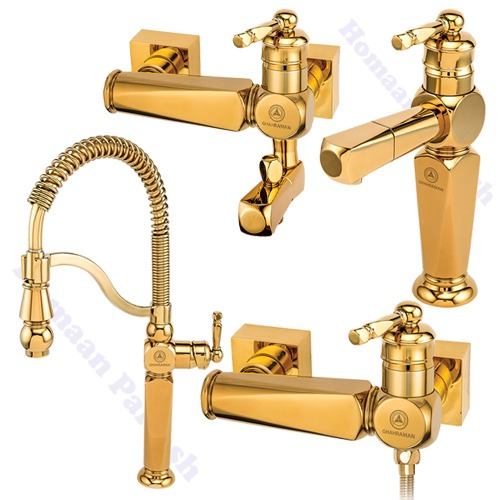 ست شیرآلات برند قهرمان مدل ارس (Ghahraman Aras)