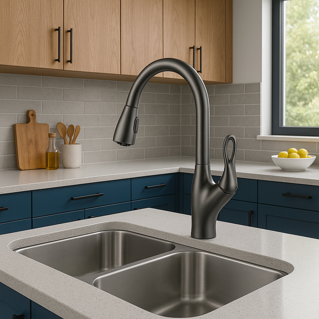 شیر ظرفشویی زانتیD-113 شاوری گان بلک (Zanetti) + ارسال رایگان