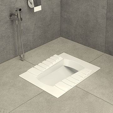 توالت چینی کرد مدل الپن طبی (chinicord Alpen)