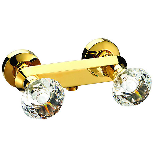 شیر توالت موست مدل ایمپریال طلایی دسته کریستال(Most Imperial)