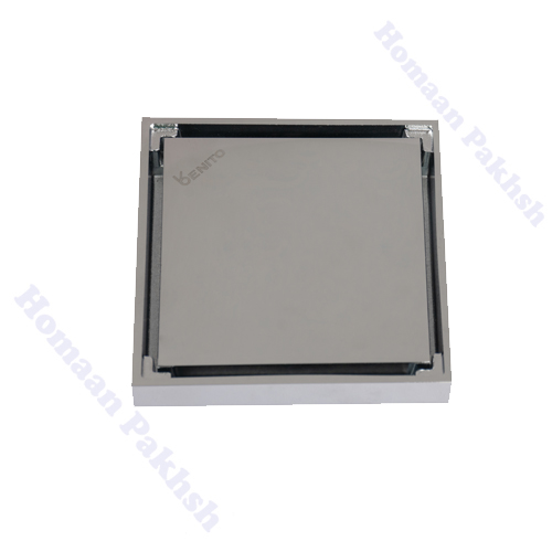 کف شور کاشی خور فول برنجی اکوا کروم مات (Aqua Chrome-matte)