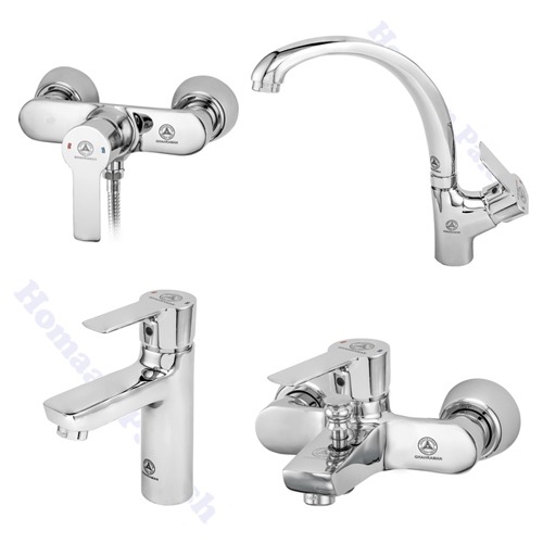 ست شیرآلات برند قهرمان مدل یاقوت (Ghahraman Yaghout)