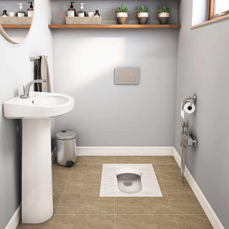 توالت چینی کرد مدل ارین