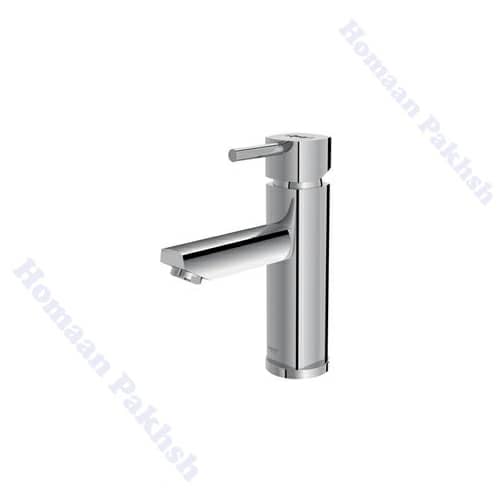 شیر روشویی شودر مدل یونیک کوتاه ( unique Chrome)